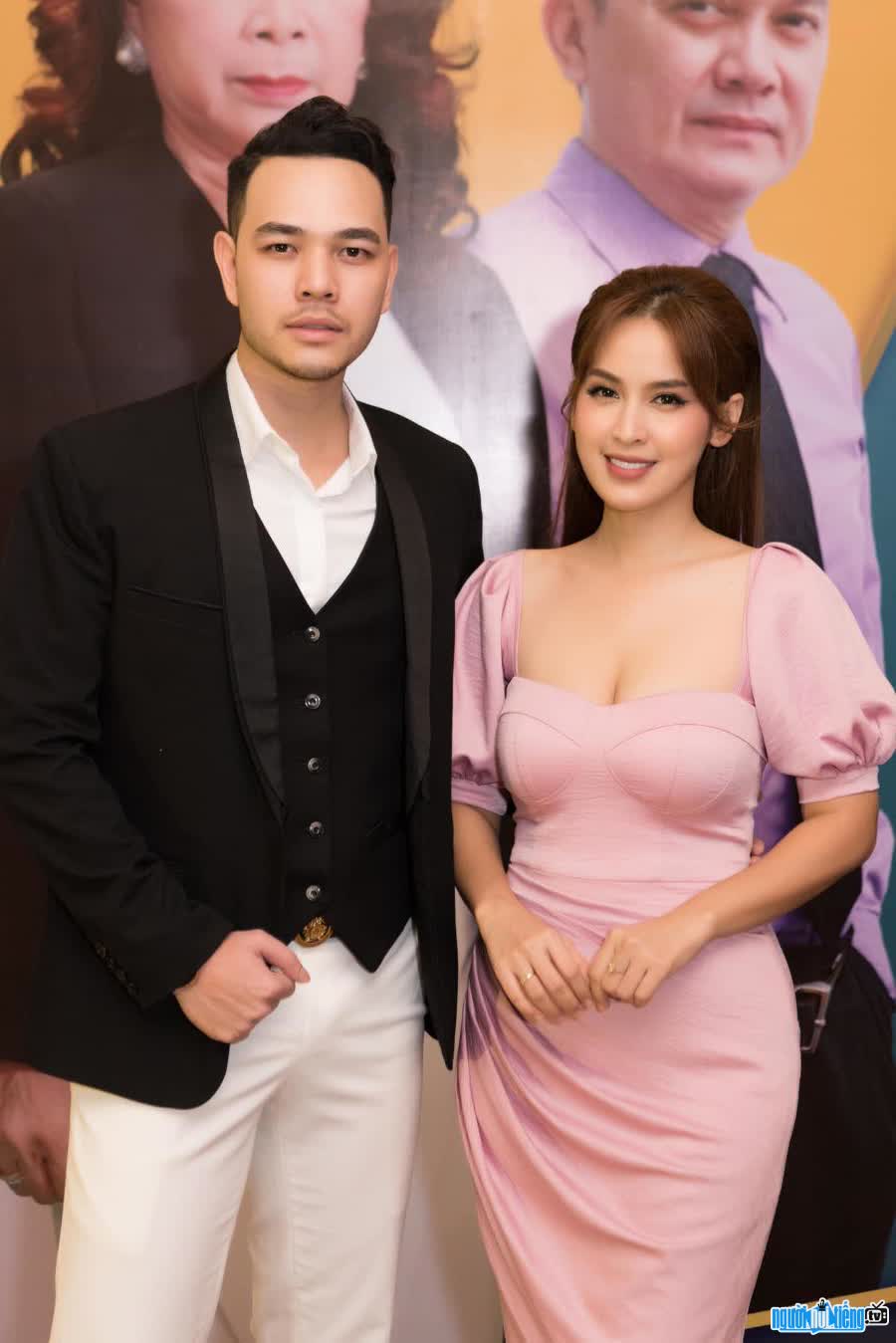 Picture of actor Hai Le and his co-star at a movie premiere