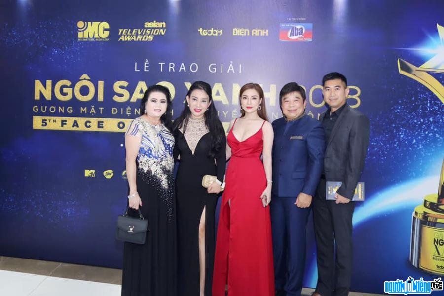  Picture of actress Thien Thuy at the Blue Star Award