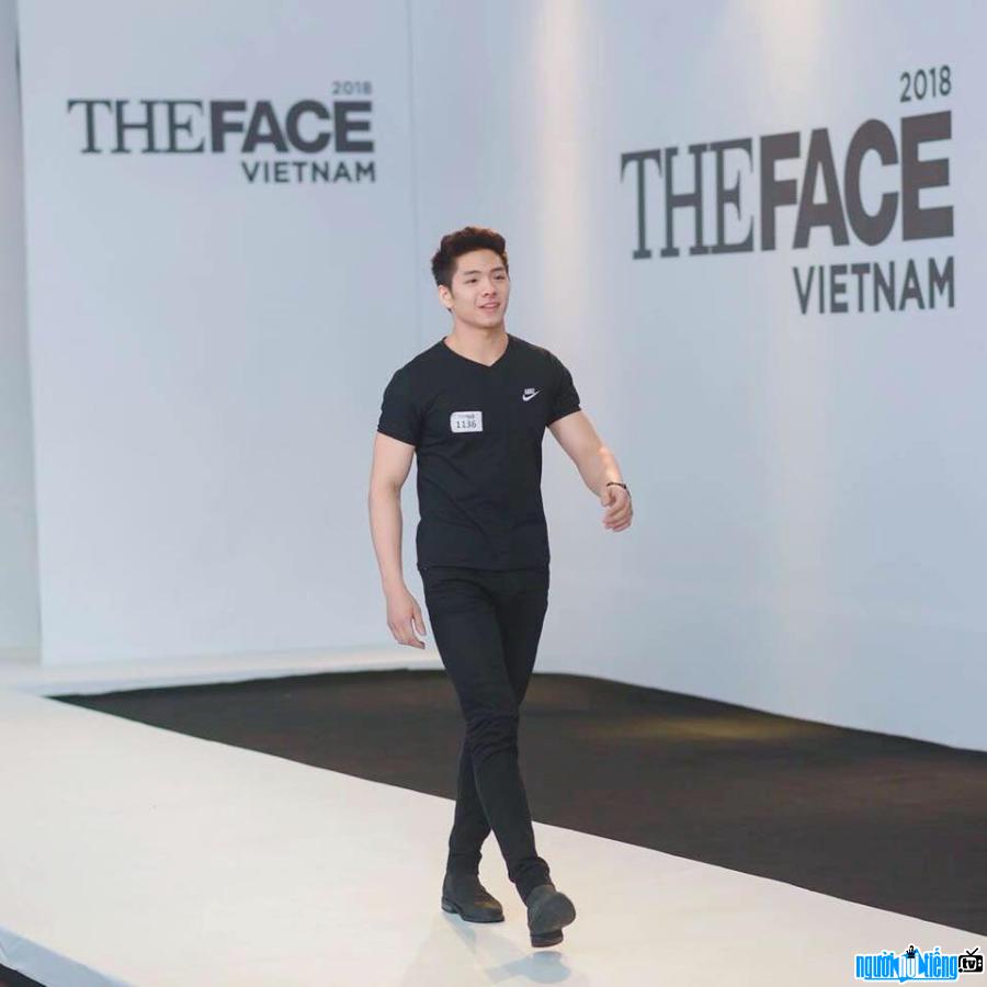 Hình ảnh Nguyễn Văn Tuấn trong chương trình The Face Vietnam 2018