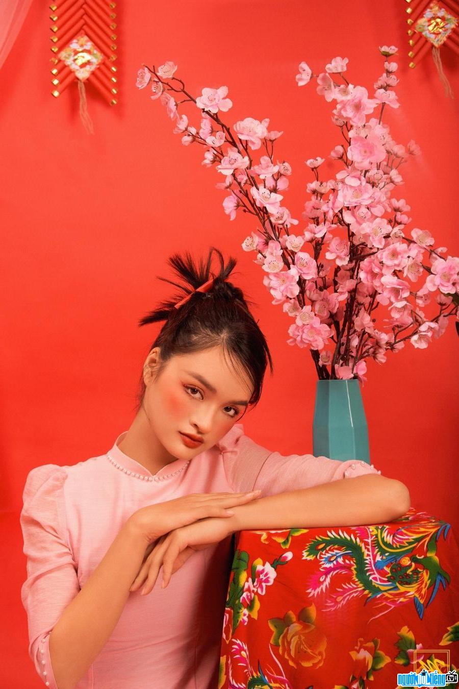 Người mẫu Kiều Thị Thúy Hằng từng lot Top 15 cuộc thi Hoa hậu Hoàn Vũ Việt Nam 2019