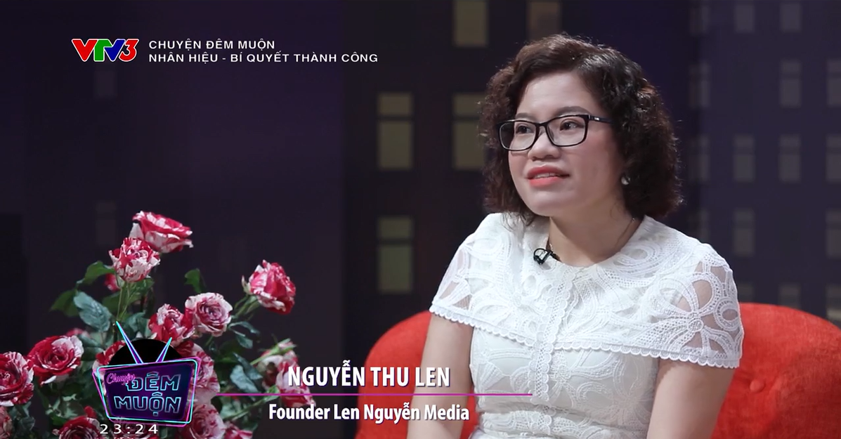 Nguyễn Thu Len thường xuyên là khách mời của VTV cũng như các đơn vị báo chí truyền thông và các trường học
