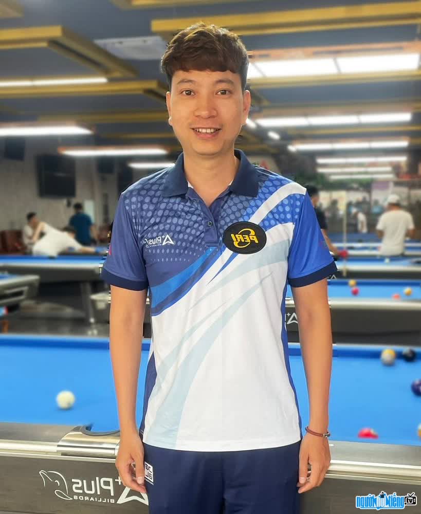 Close-up of the handsome face of player Duong Quoc Hoang