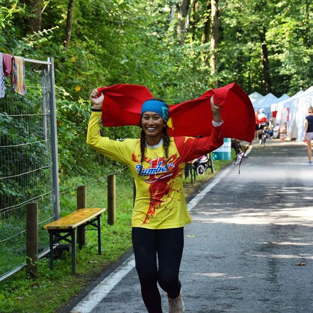 Athlete Thanh Vu won the Swiss Ultra 2022