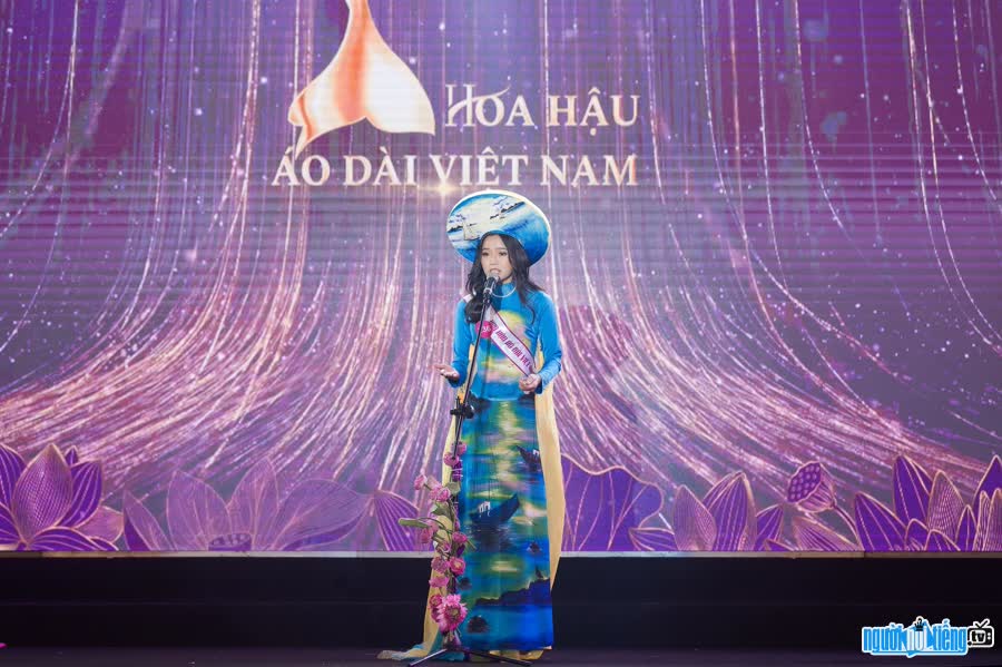 Viet Ngoc has excellently entered the Top 5 of Miss Ao Dai Vietnam 2022 contest