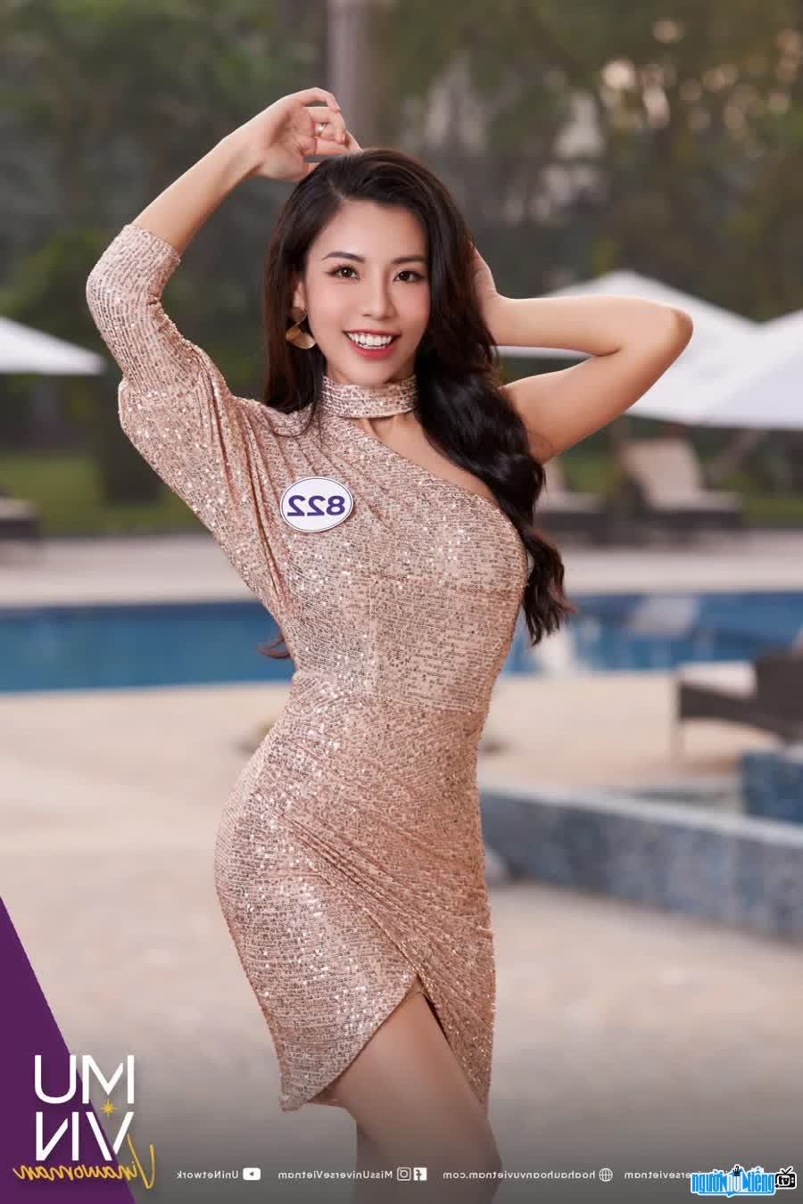 Hình ảnh Minh Quyên trong cuộc thi hoa hậu hoàn vũ 2022