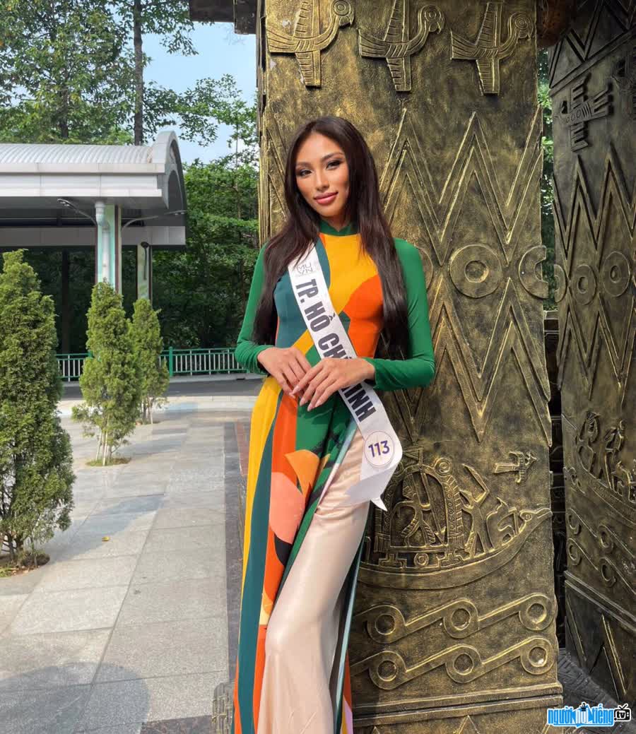 Beauty Ngo Bao Ngoc reached the Top 10 of Miss Universe Vietnam 2022