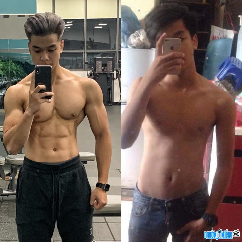 Viet Long has gained nearly 20kg and has a toned