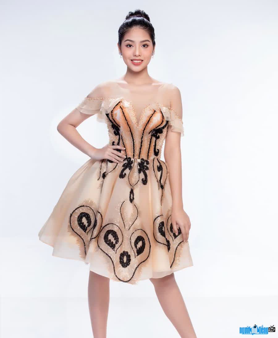 Người mẫu nhí Ngô Ngọc Gia Hân từng đạt giải Miss Teen International Việt Nam 2021