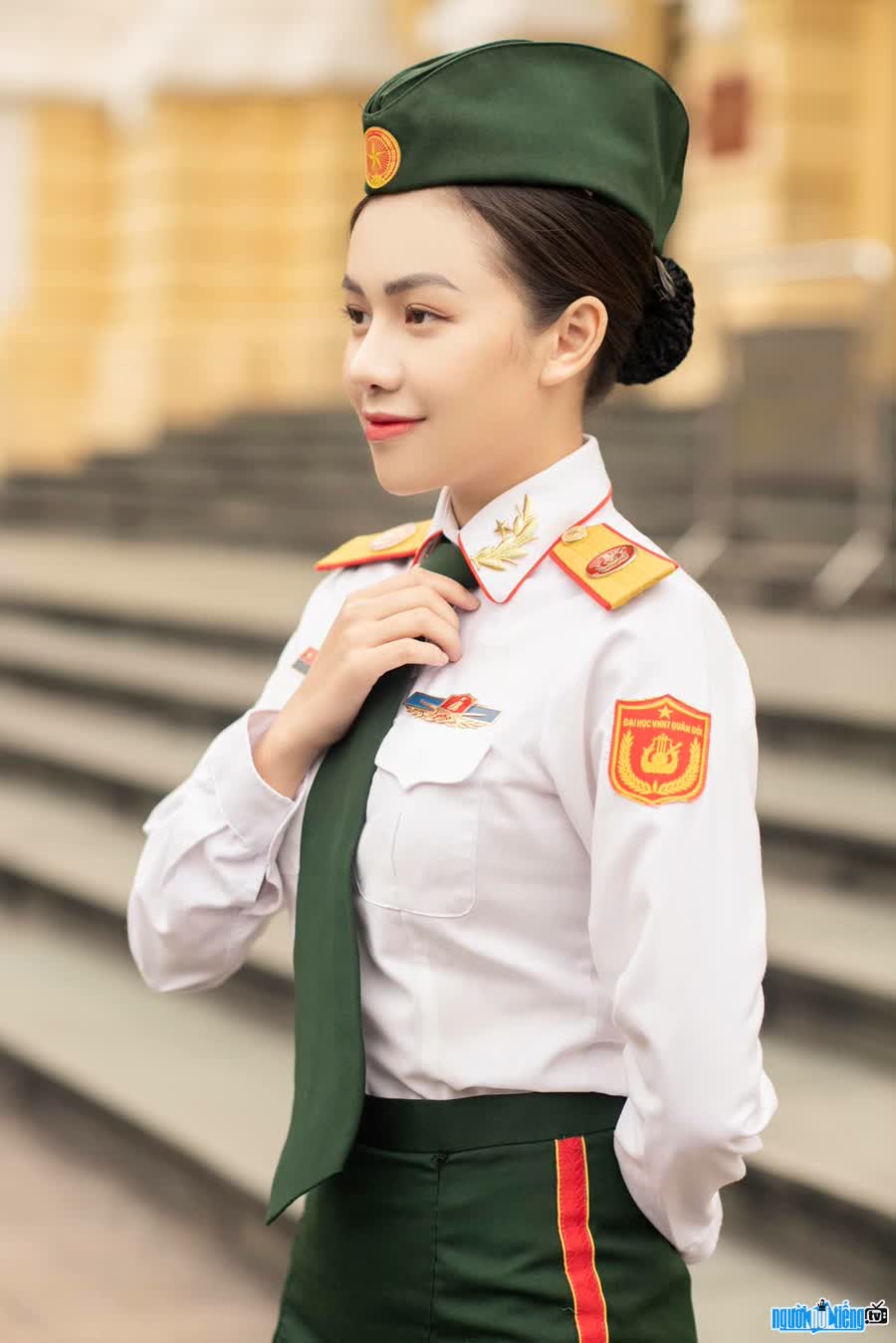 Singer Vu Thuy Linh studying at Military University of Culture and Arts