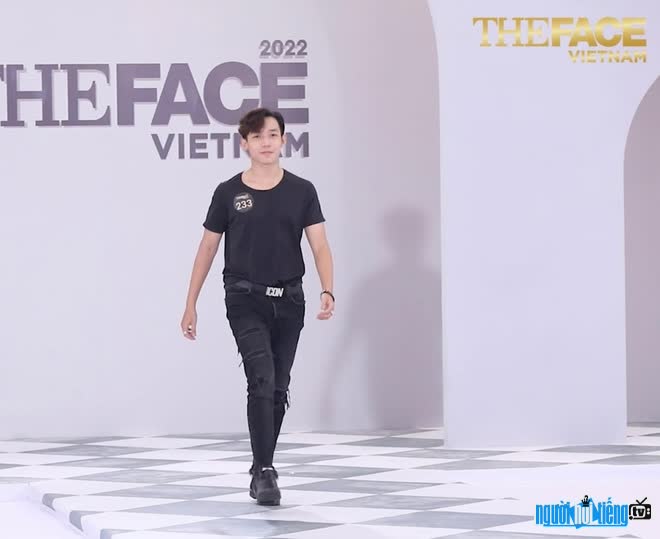 Hình ảnh người mẫu Đỗ Minh Trí tại cuộc thi The Face VietNam 2022