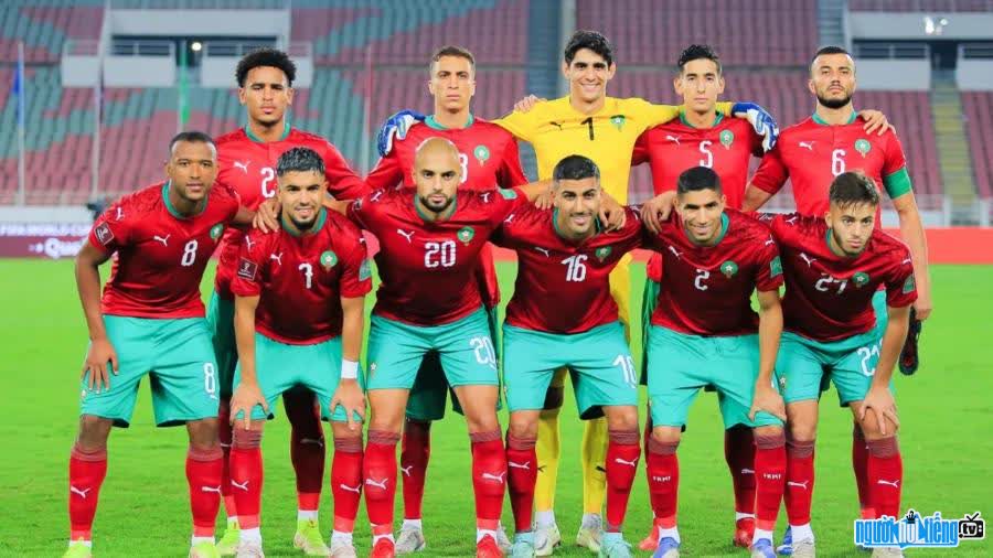 Ảnh đội hình đội tuyển bóng đá quốc gia Maroc