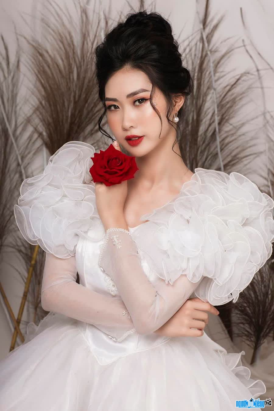 Portrait of beautiful Ngoc Anh