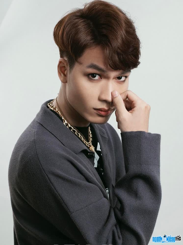 Close-up of the handsome face of the male Taekwondo athlete Lam Khai
