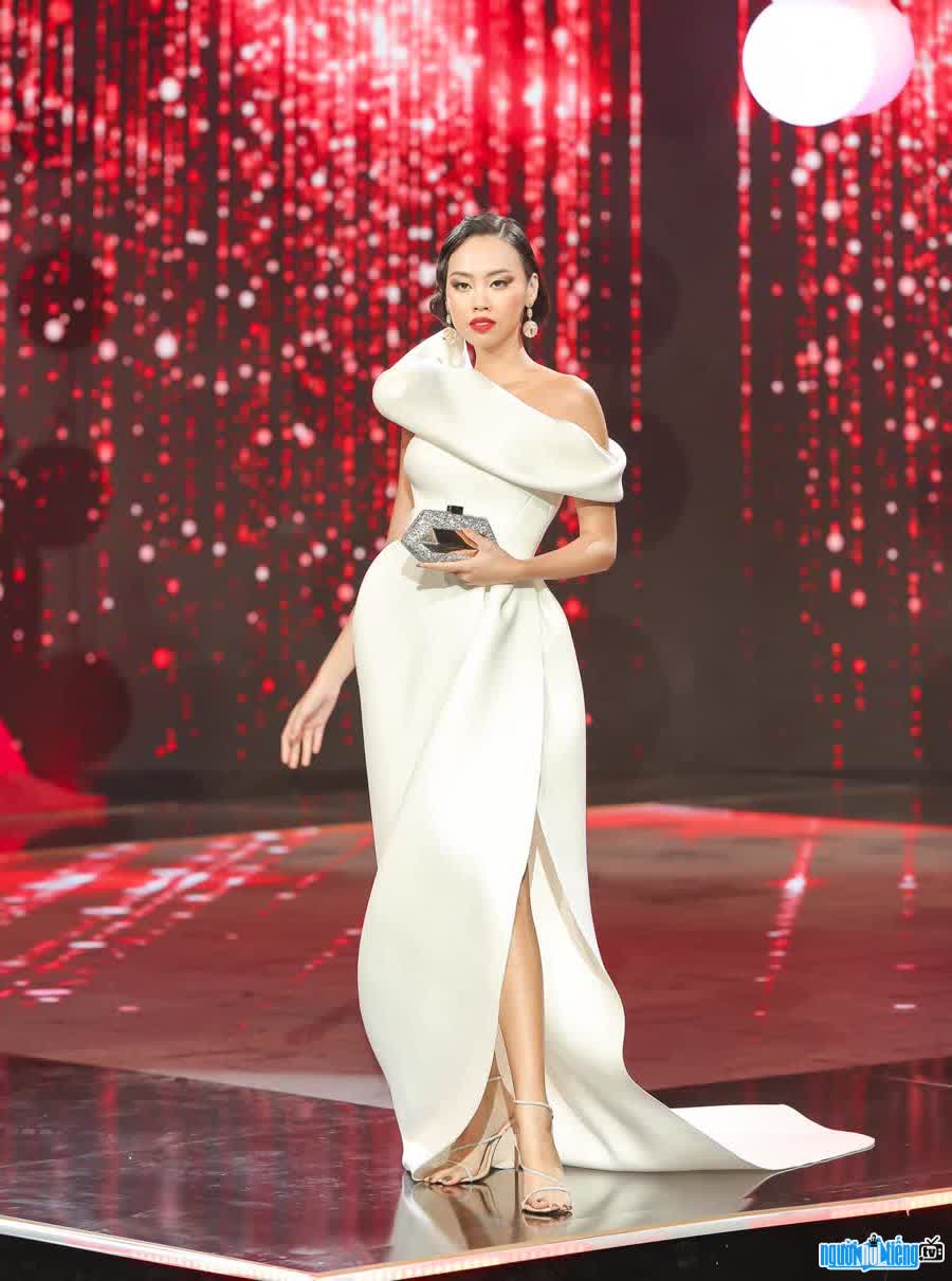 Beauty Dang Hoang Tam Nhu confidently performed on stage
