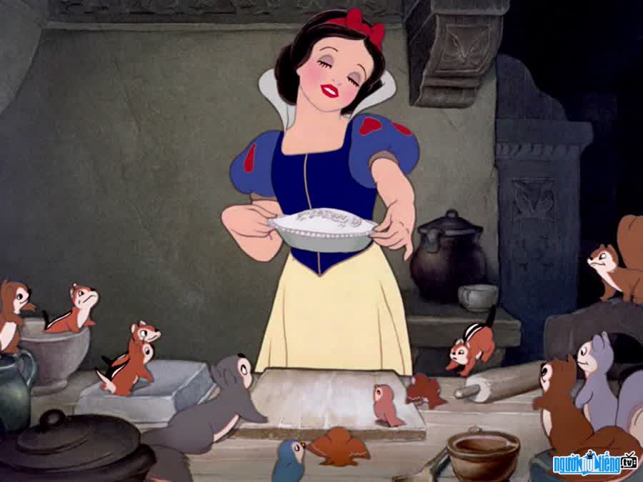 Snow White is a "most beautiful princess in the world"