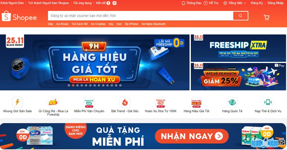 Image of Website Shopee.Vn 1