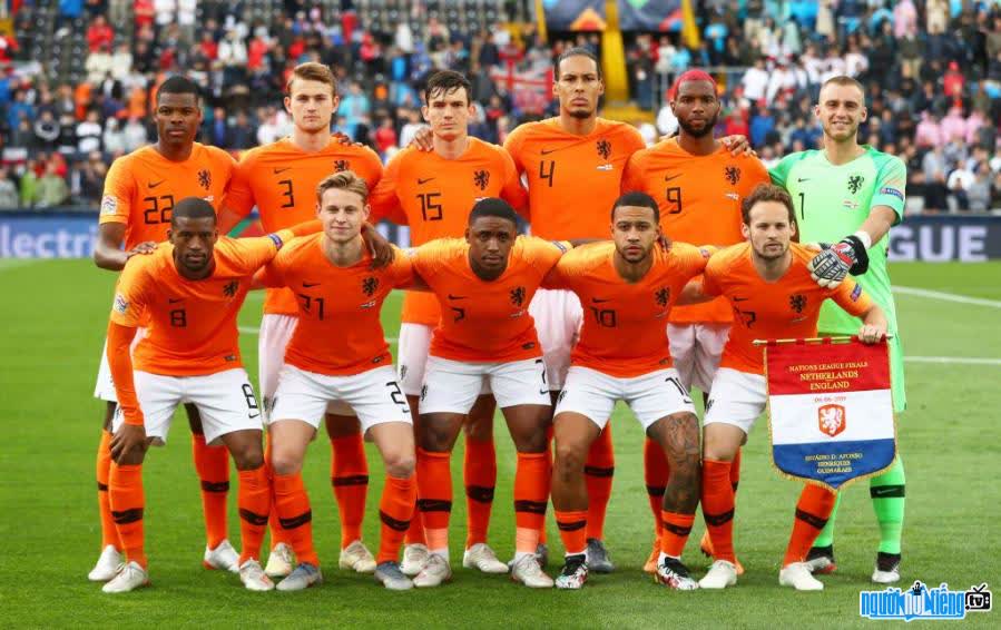 Hình ảnh một đội hình ra sân của đội tuyển Hà Lan