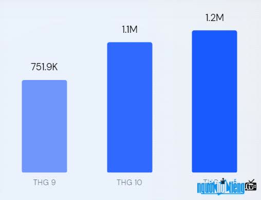 Number of customers visiting Viez.vn website