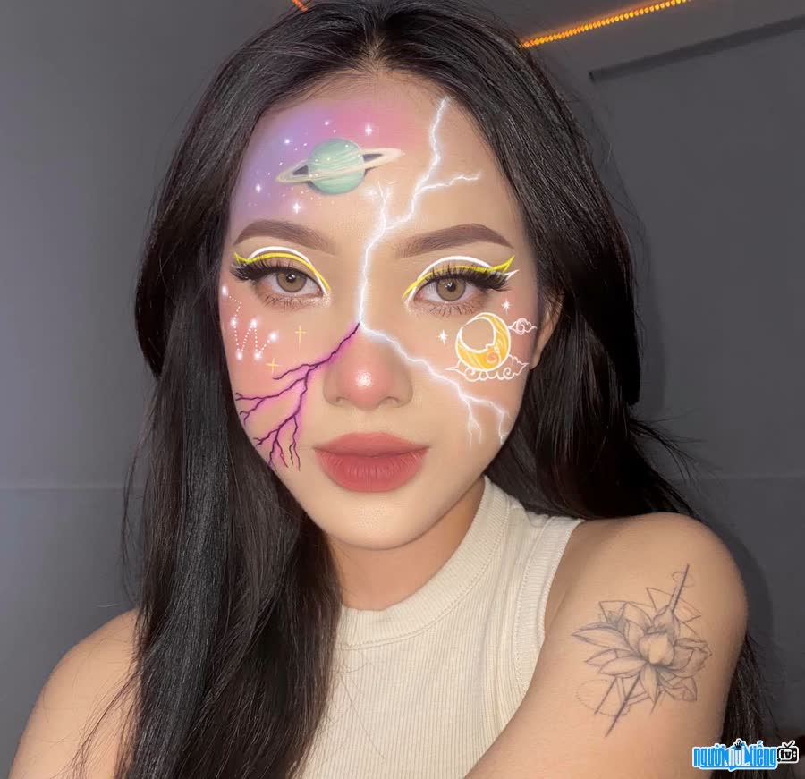 Không thử thách nào có thể làm khó được tài makeup và sáng tạo nghệ thuật của Blingbali