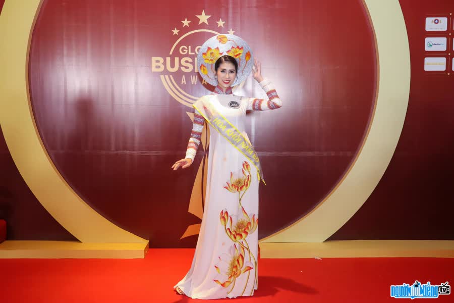 Lê Thị Kiều Nhung là một thí sinh tiềm năng của Cuộc thi Hoa khôi Nam bộ