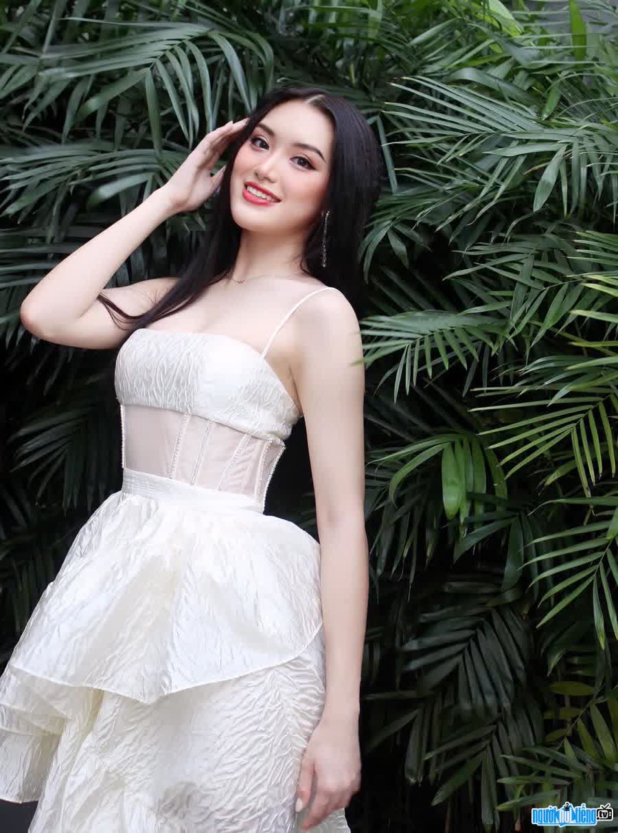 Beauty Phan Phuong Oanh possesses extremely beautiful beauty