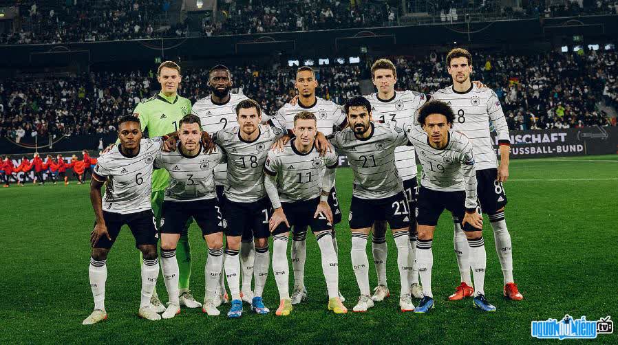 Hình ảnh một đội hình ra sân của đội tuyển Đức