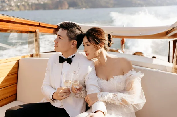 Wedding photo of Entrepreneur Do Vinh Quang and Miss Do My Linh