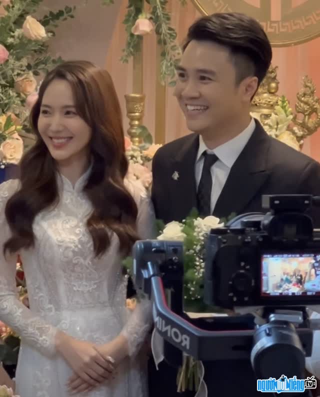 Hình ảnh CEO Thu Nguyễn và Jang Mi trong lễ cưới