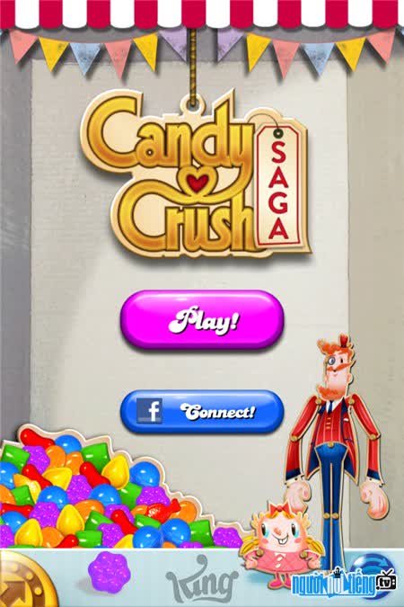 Hình ảnh giao diện game Candy Crush Saga