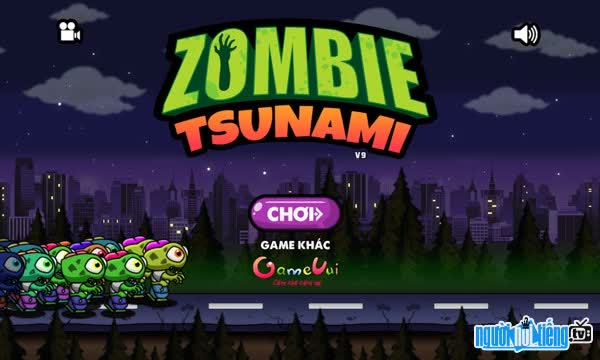 Hình ảnh giao diện Game Zombie Tsunami