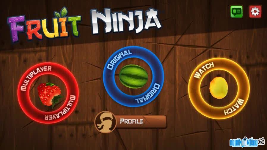Hình ảnh giao diện Game Fruit Ninja