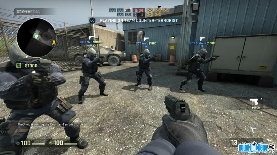 CS: GO game allows teaming with other players