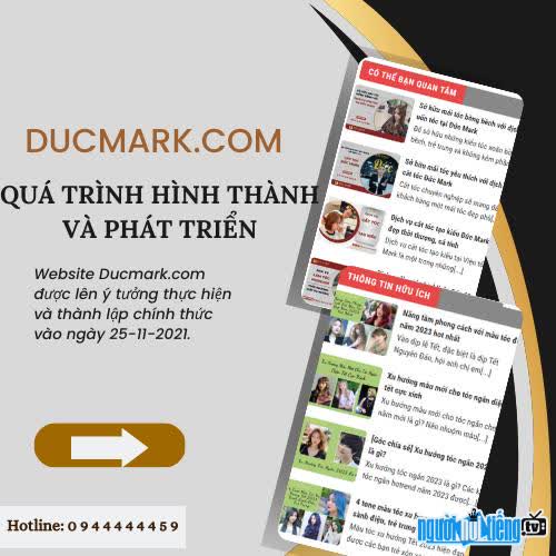 The process of forming and developing Ducmark.com website