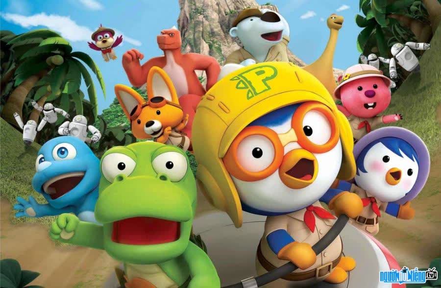 Pororo penguin and friends image