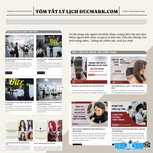 Overview of Ducmark.com website