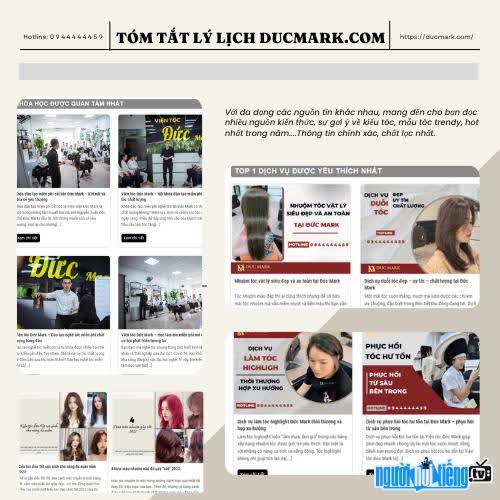 Sơ lược về website Ducmark.com