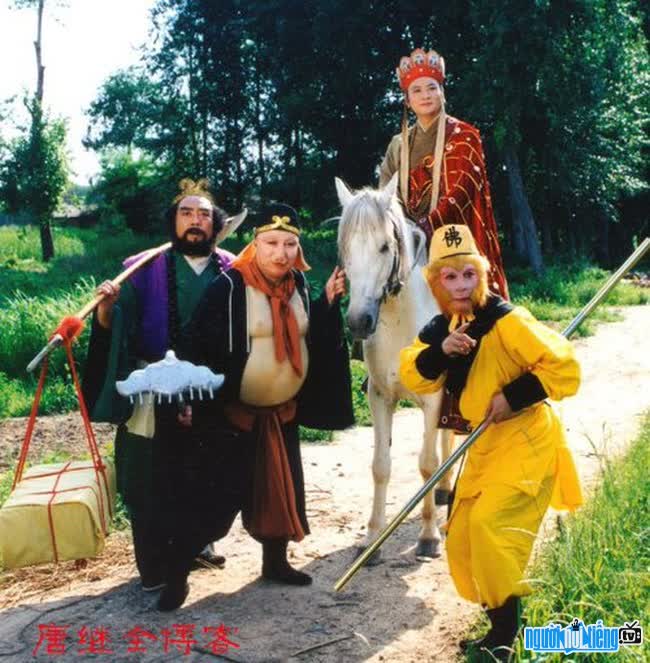 Hình ảnh bốn thầy trò Đường Tăng trong phim Tây Du Ký 1986