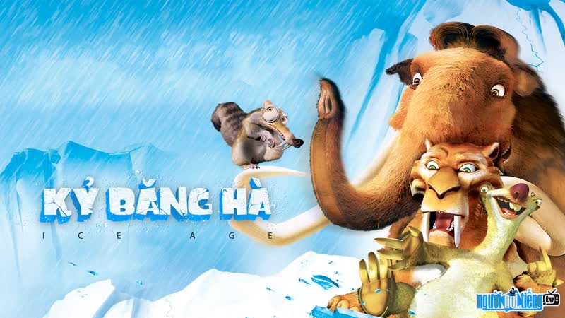 Pictures of some characters in the movie Ice Age