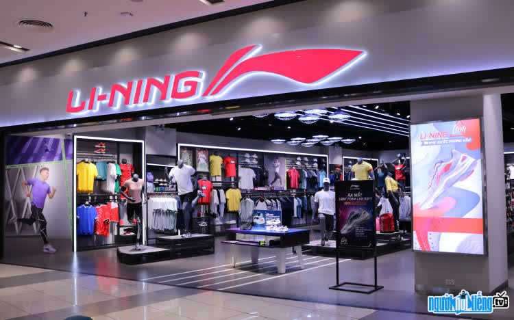 A picture of a Li Ning store
