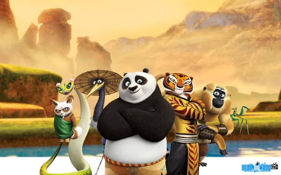 Hình ảnh các nhân vật phim Kung Fu Panda