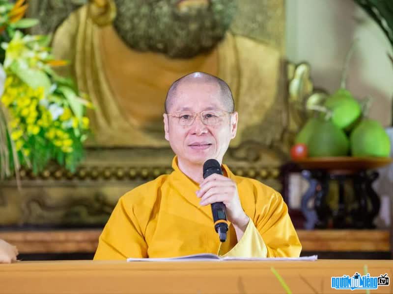 Monk Thich Chan Quang has many meaningful teachings