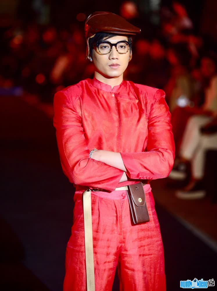 Toan Bui confidently strode on the catwalk