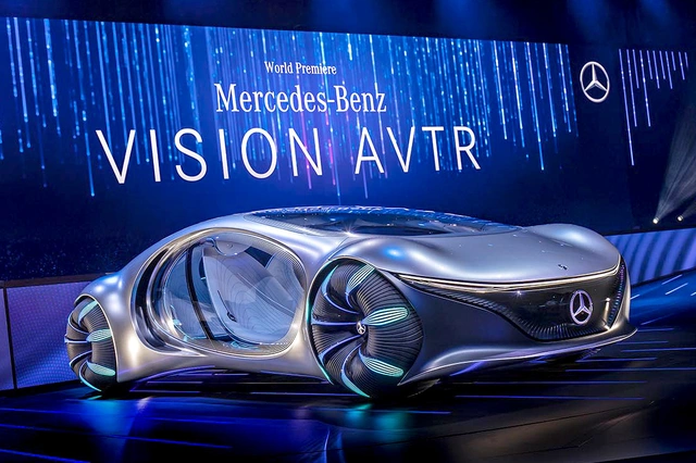 Image of a new design of Mercedes-Benz
