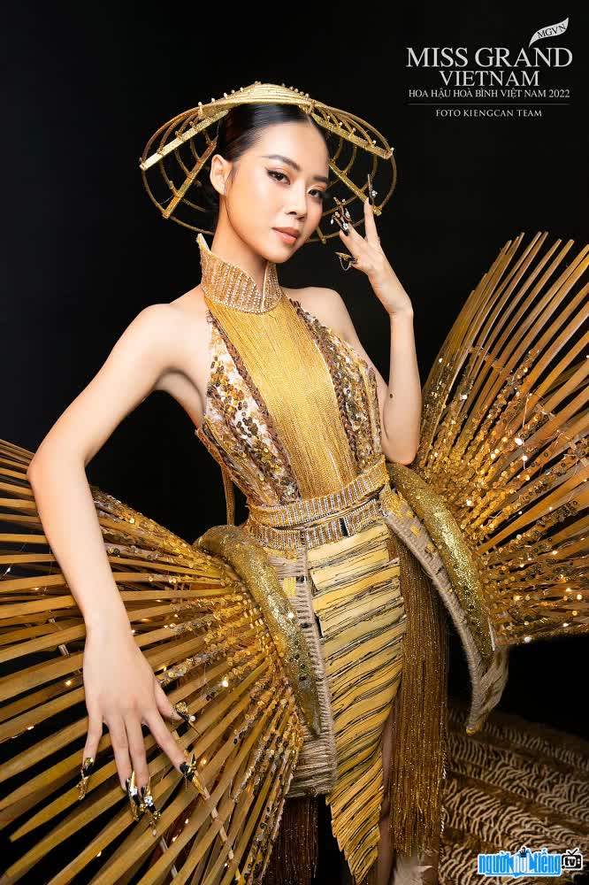 Hoang Thi Mai Thao participating in Miss Grand Vietnam 2022