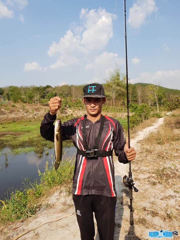 Tiktoker Huỳnh Văn An có niềm đam mê mãnh liệt với thú câu cá
