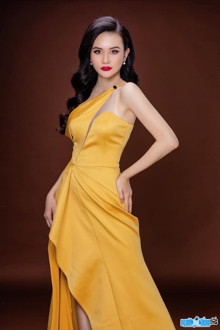 Người mẫu Nguyễn Ngọc Mẫn Nhi từng tham gia cuộc thi Hoa hậu Việt Nam 2020
