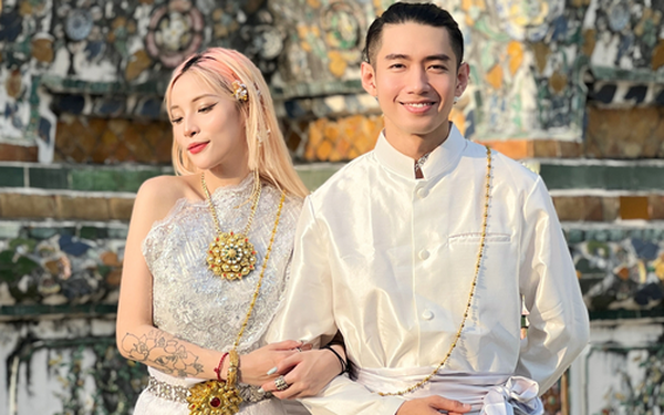 Image of Yee Pink and boyfriend Quang Dang on a trip to Thailand