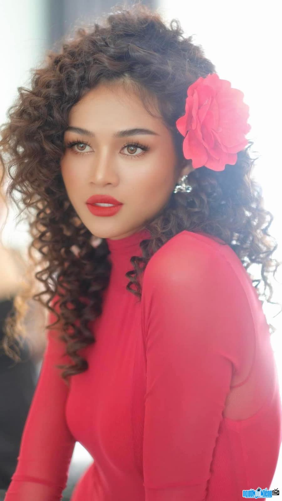 Close-up of the beautiful beauty of Top 7 Vietnam Idol 2023 Helen
