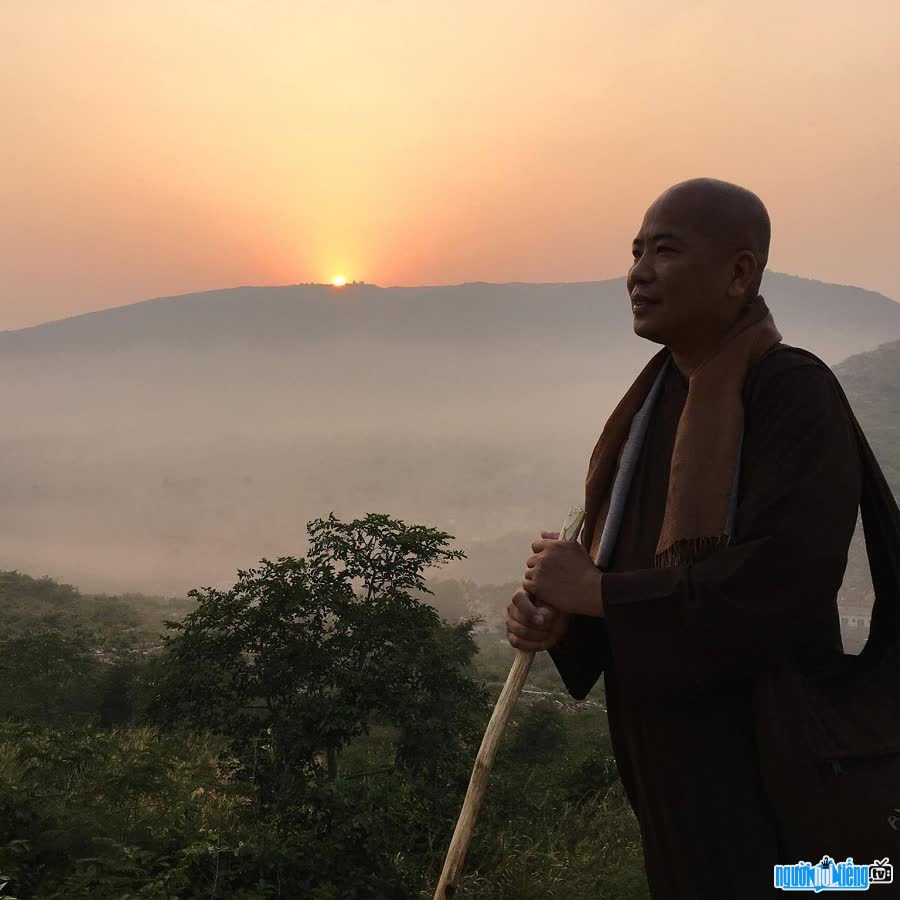 Monk Nhu Nhien Thich Tanh Tue vowed to bring merit to all sentient beings