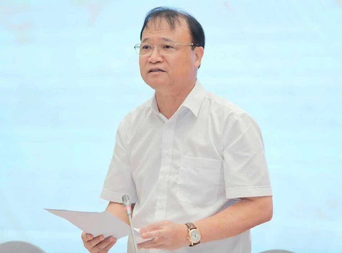 Photo of politician Do Thang Hai at a meeting